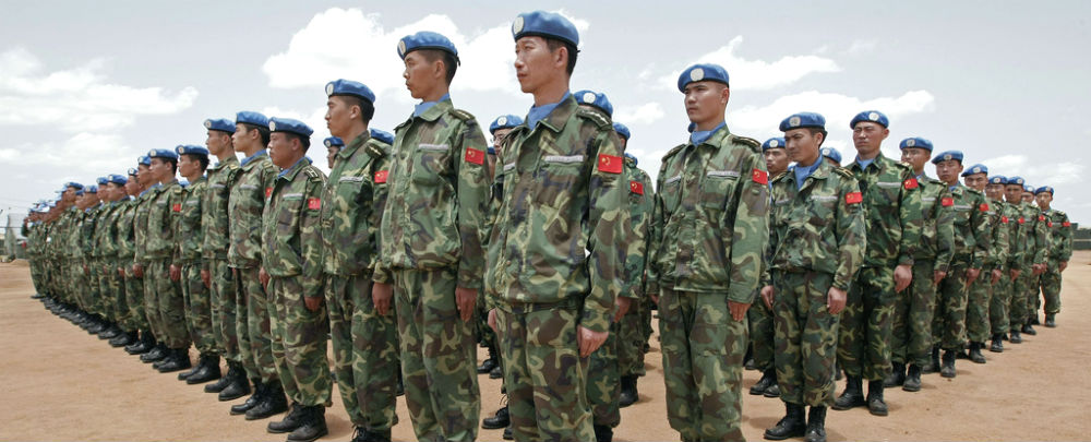 Chinese peacekeepers in Darfur, Sudan. (Photo: UN/Stuart Price) Chinese peacekeepers in Darfur, Sudan. (Photo: UN/Stuart Price)